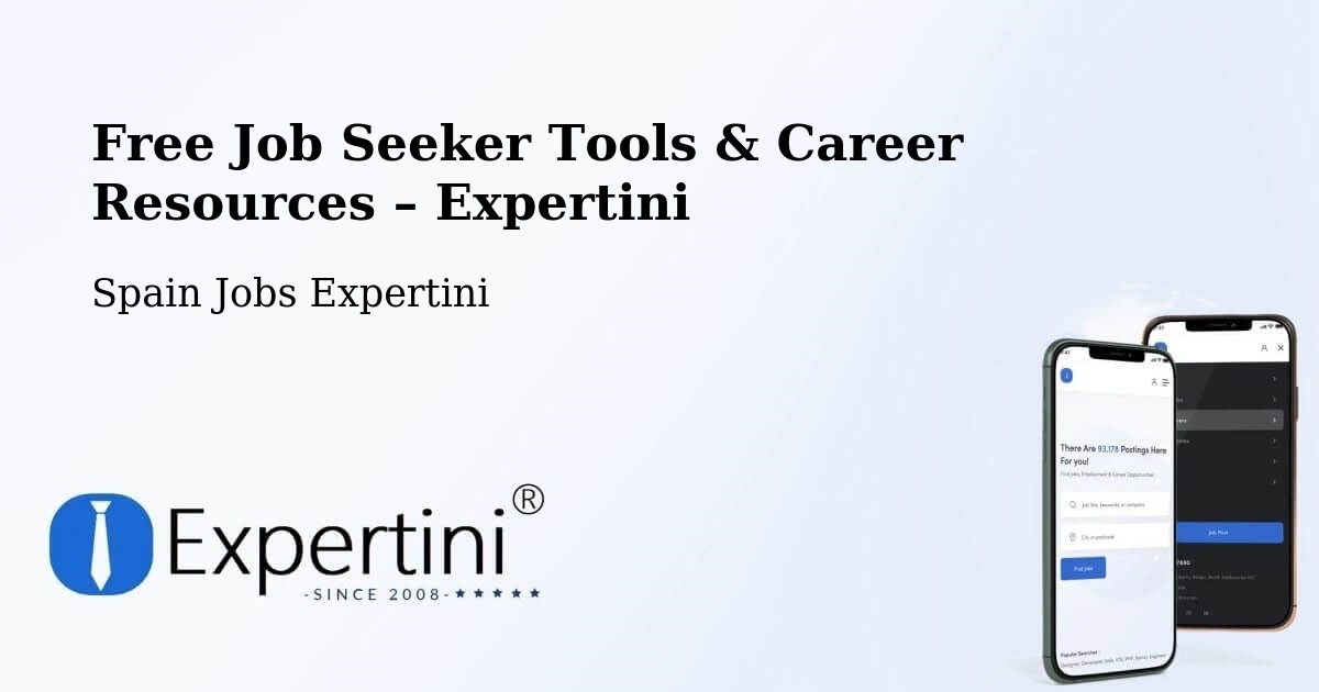 Free Job Seeker Tools & Career Resources – Bugedo - Bugedo, Spain Jobs Expertini